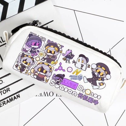 Murder Drones Large Capacity Pencil Case - TADC Uzi, Serial Designation N, V, J Stationery Bag - Cute Anime Pen Pouch for School & Travel - Indie Animation Fan Gift