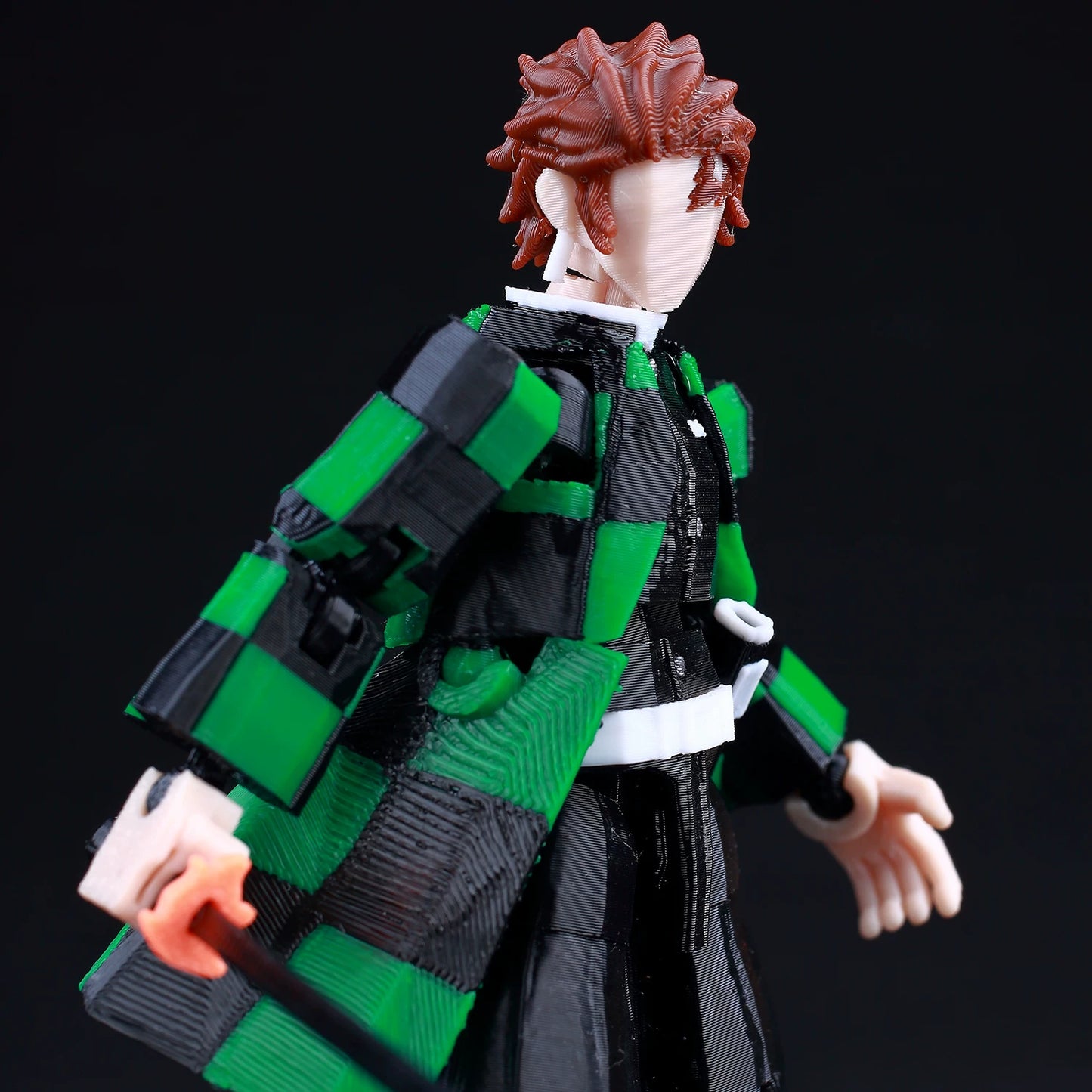 Tanjiro 3D Printed Action Figure - 15cm Ultra Poseable