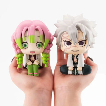 Demon Slayer Look-Up Chibi - 10cm Akaza & Giyu Set