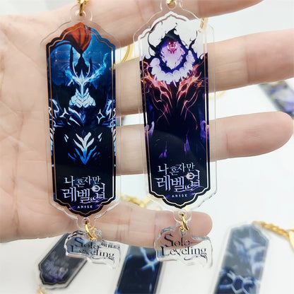 Solo Leveling Acrylic Keychain - Sung Jinwoo Shadow Army
