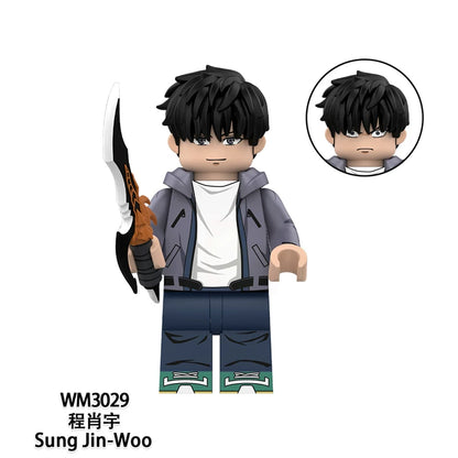 Solo Leveling Bricks - Sung Jinwoo & Shadow Army Set