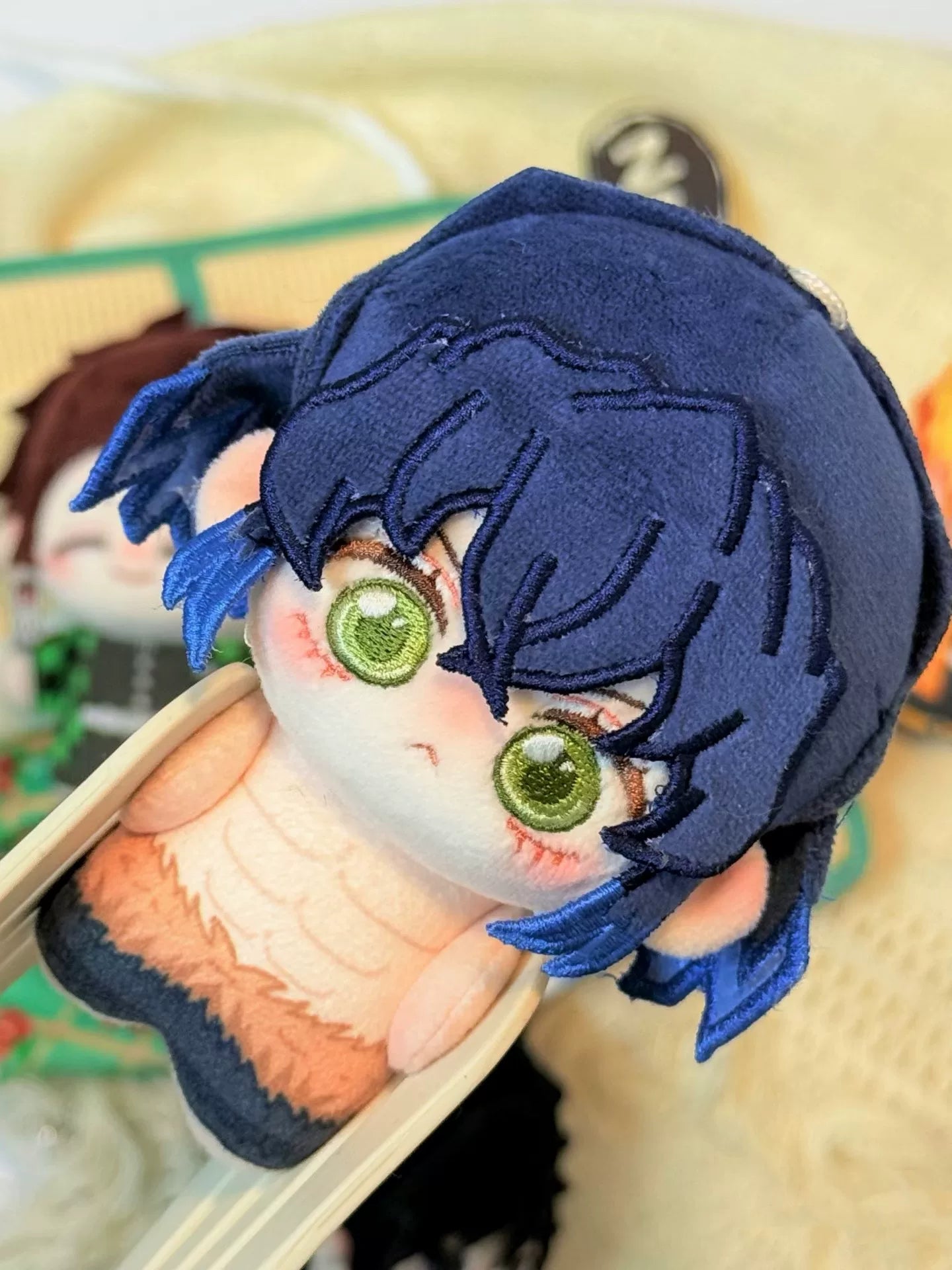 Demon Slayer 10cm Cotton Doll - Kawaii Bag Charm Keychain