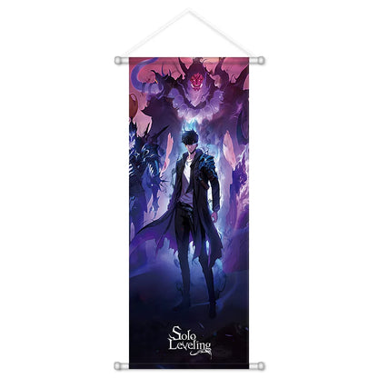 Solo Leveling Wall Scroll - 72cm Sung Jinwoo Arise Art