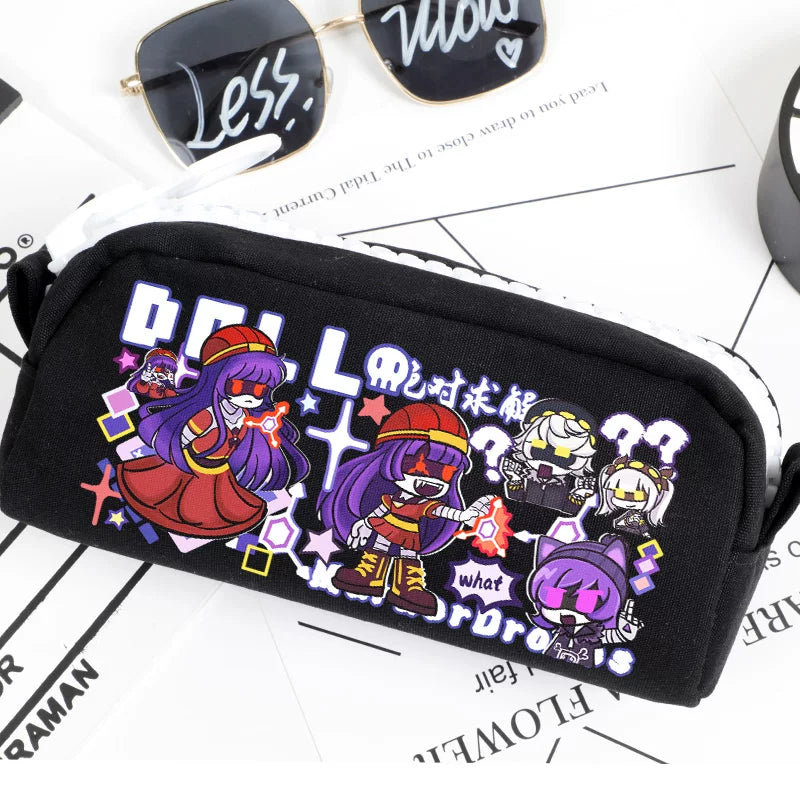 Murder Drones Large Capacity Pencil Case - TADC Uzi, Serial Designation N, V, J Stationery Bag - Cute Anime Pen Pouch for School & Travel - Indie Animation Fan Gift