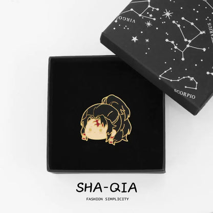 Demon Slayer Chibi Enamel Pins - Kawaii Hashira Set