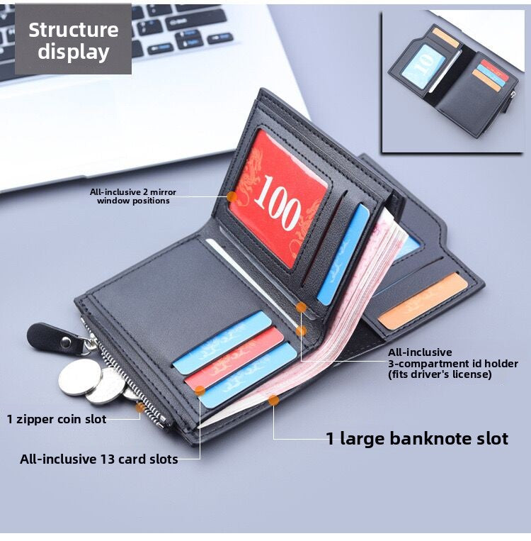 JJK Gojo Satoru Slim Wallet - Student Bi-fold