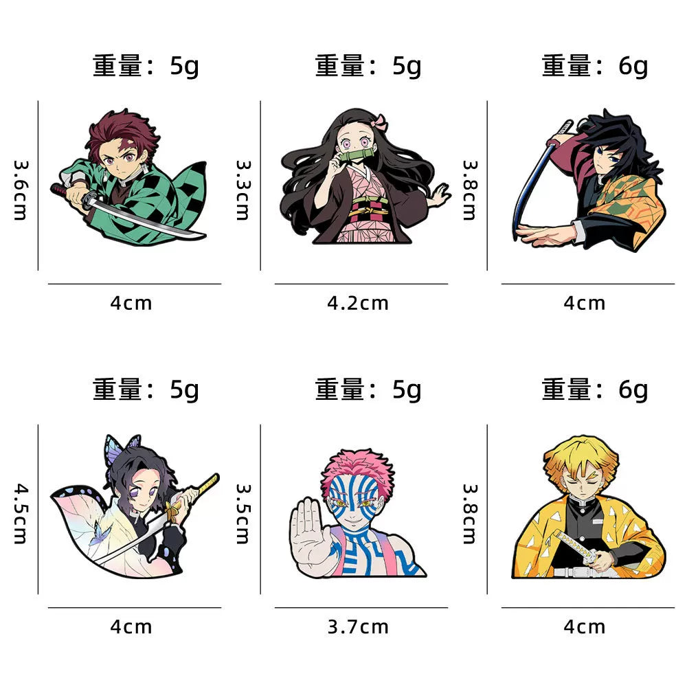 Demon Slayer Enamel Pins - Infinity Castle Badges