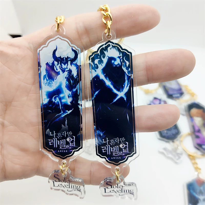 Solo Leveling Acrylic Keychain - Sung Jinwoo Shadow Army