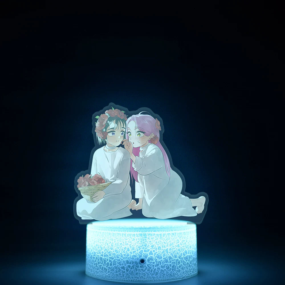 Alien Stage 3D LED Illusion Night Light - 16-Color Remote Control Acrylic Lamp - ALNST Till Mizi Ivan Stage Performance & Cute Onesie Desk Mascot