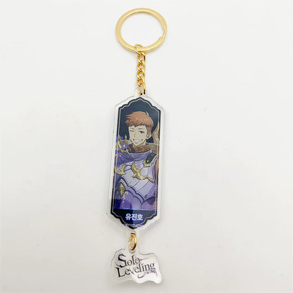 Solo Leveling Acrylic Keychain - Sung Jinwoo Shadow Army
