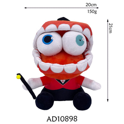 The Amazing Digital Circus Plushies - TADC Jax, Pomni, Caine, Gangle Stuffed Toys - Complete Character Collection - Indie Animation Merch - Soft Collectible Dolls for Fans & Kids