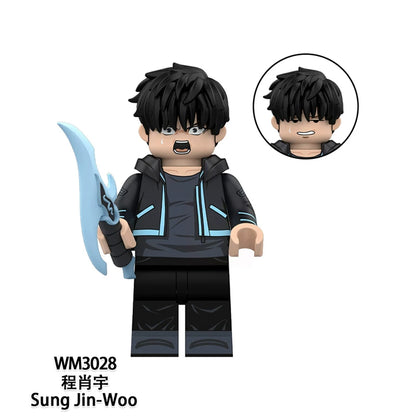 Solo Leveling Bricks - Sung Jinwoo & Shadow Army Set