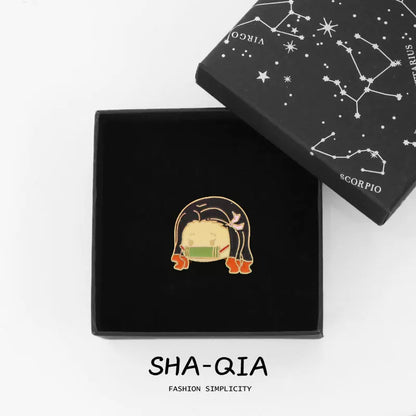 Demon Slayer Chibi Enamel Pins - Kawaii Hashira Set