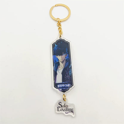 Solo Leveling Acrylic Keychain - Sung Jinwoo Shadow Army