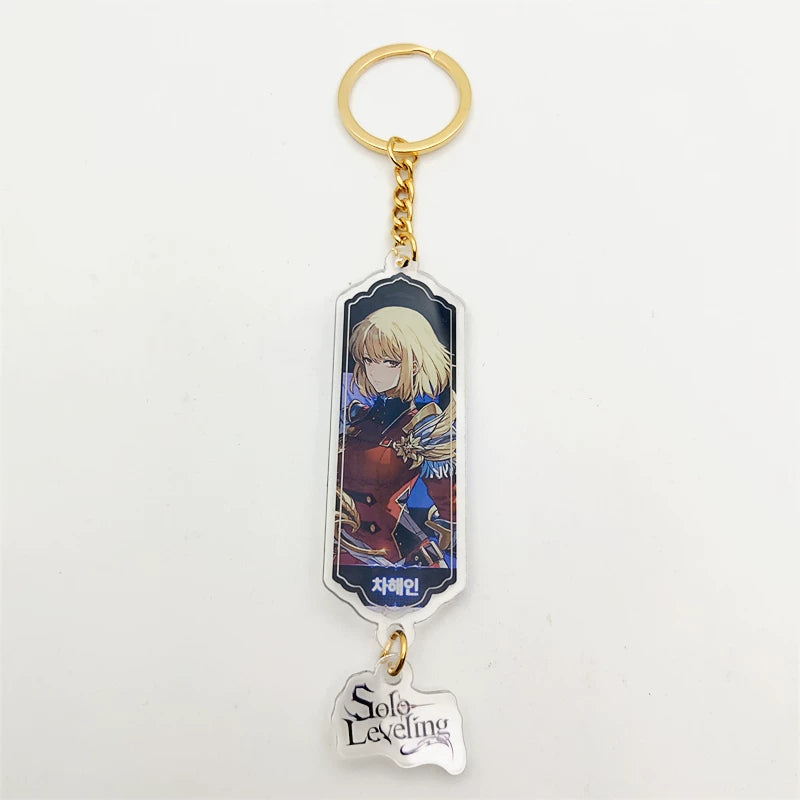 Solo Leveling Acrylic Keychain - Sung Jinwoo Shadow Army