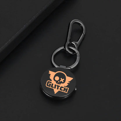 Murder Drones Quartz Pocket Watch - Absolute Solver Necklace & Glitch Logo Keychain - Sci-Fi Horror Anime Timepiece - Copper 9 Survival Gear