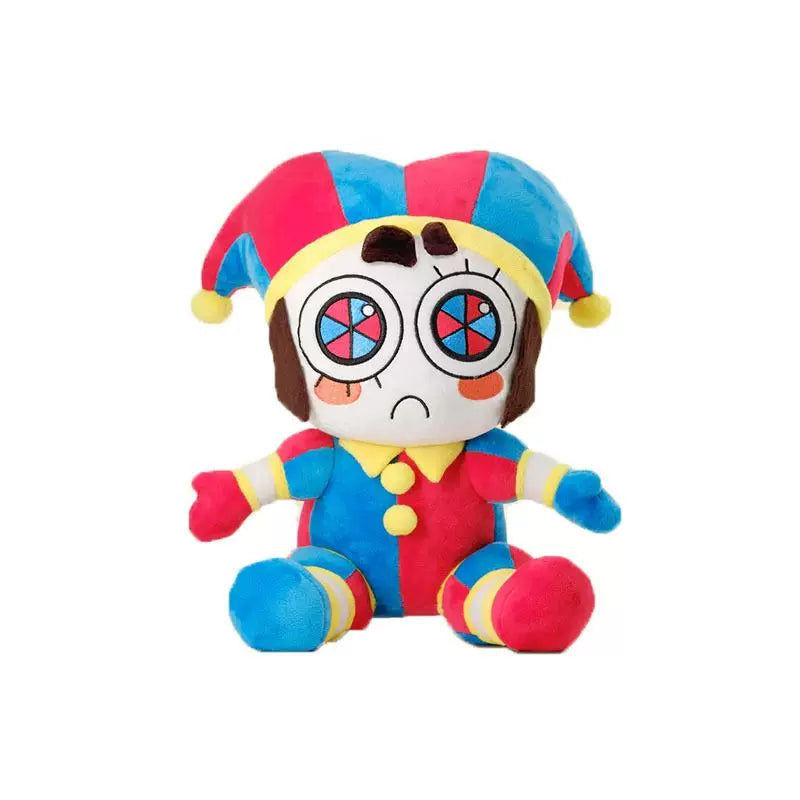 The Amazing Digital Circus Plush Toys - Soft Pomni Jester & Jax Rabbit Stuffed Animals - Cuddly Fan Merch for All Ages