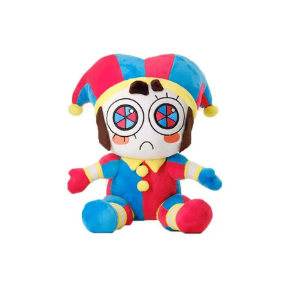 The Amazing Digital Circus Plush Toys - Soft Pomni Jester & Jax Rabbit Stuffed Animals - Cuddly Fan Merch for All Ages