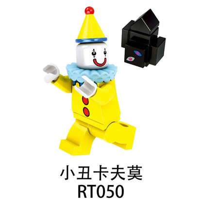 TADC Minifigures Building Blocks Set - The Amazing Digital Circus Action Figures - Pomni Jax Caine Kaufmo Gangle MOC Bricks - Indie Animation Model Collection for Fans - 8Pcs Set