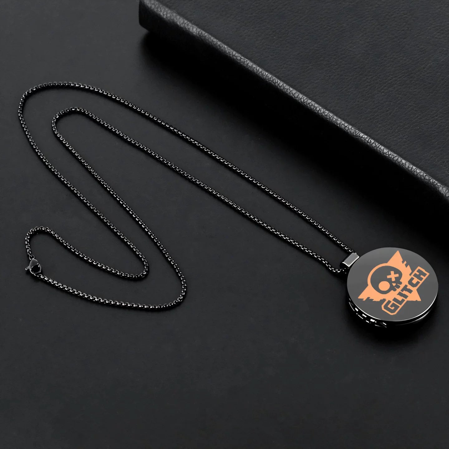 Murder Drones Quartz Pocket Watch - Absolute Solver Necklace & Glitch Logo Keychain - Sci-Fi Horror Anime Timepiece - Copper 9 Survival Gear