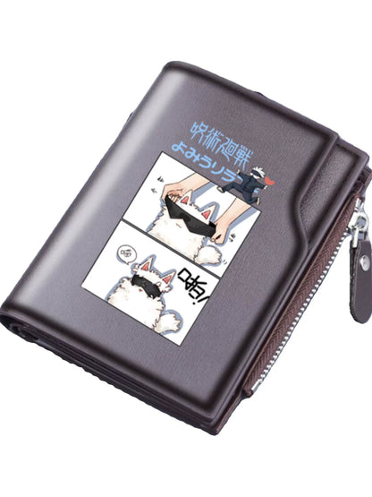 JJK Gojo Satoru Slim Wallet - Student Bi-fold