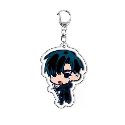 Alien Stage Chibi Mascot Acrylic Keychain - Cute 6cm Anime Figure Charm - ALNST Till Ivan Mizi Sua Luka Hyuna Backpack Keyring Accessory