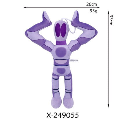 The Amazing Digital Circus Plushies - TADC Jax, Pomni, Caine, Gangle Stuffed Toys - Complete Character Collection - Indie Animation Merch - Soft Collectible Dolls for Fans & Kids
