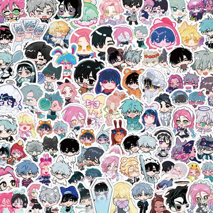 Alien Stage Kids Series Sticker Pack - 300Pcs Kawaii Chibi Decals - ALNST Ivan Till Mizi Luka Pastel Meme Journaling Stickers