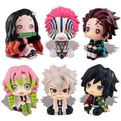 Demon Slayer Look-Up Chibi - 10cm Akaza & Giyu Set