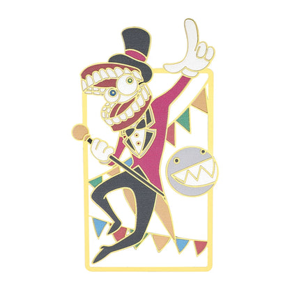 The Amazing Digital Circus Metal Bookmarks - TADC Enamel Page Clips - Jax, Pomni & Caine Gold-Tone Book Markers - Reading Accessories for Students & Bookworms