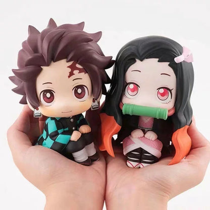 Demon Slayer Look-Up Chibi - 10cm Akaza & Giyu Set