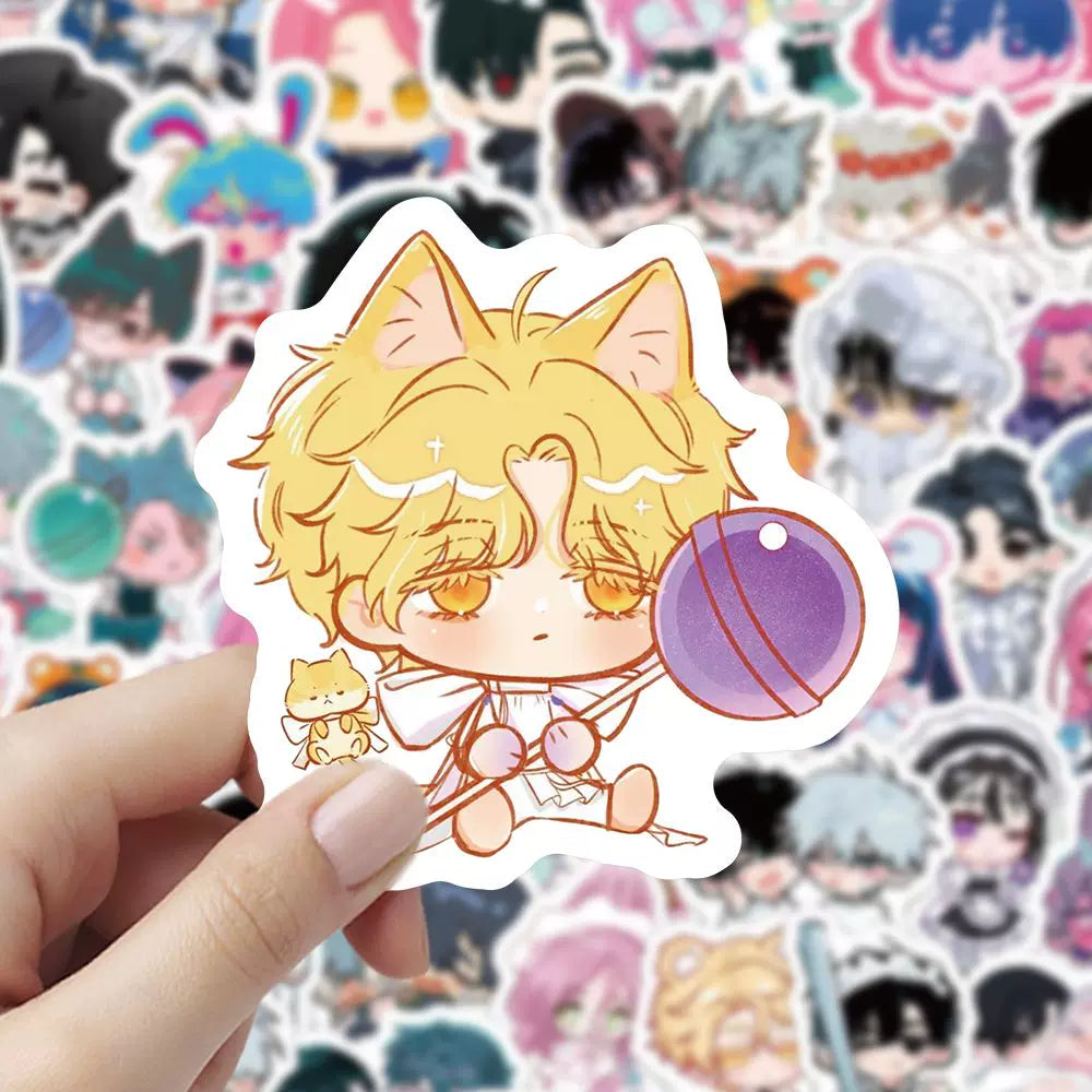 Alien Stage Kids Series Sticker Pack - 300Pcs Kawaii Chibi Decals - ALNST Ivan Till Mizi Luka Pastel Meme Journaling Stickers