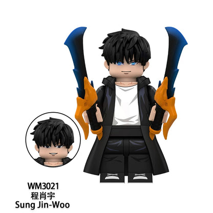 Solo Leveling Bricks - Sung Jinwoo & Shadow Army Set