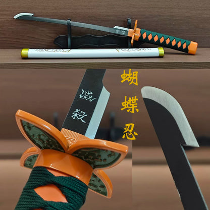 Demon Slayer 45cm Metal Nichirin Swords - Tanjiro Zenitsu Set
