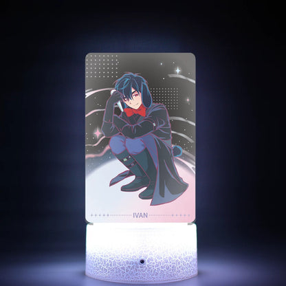 Alien Stage 3D LED Illusion Night Light - 16-Color Remote Control Acrylic Lamp - ALNST Till Mizi Ivan Stage Performance & Cute Onesie Desk Mascot