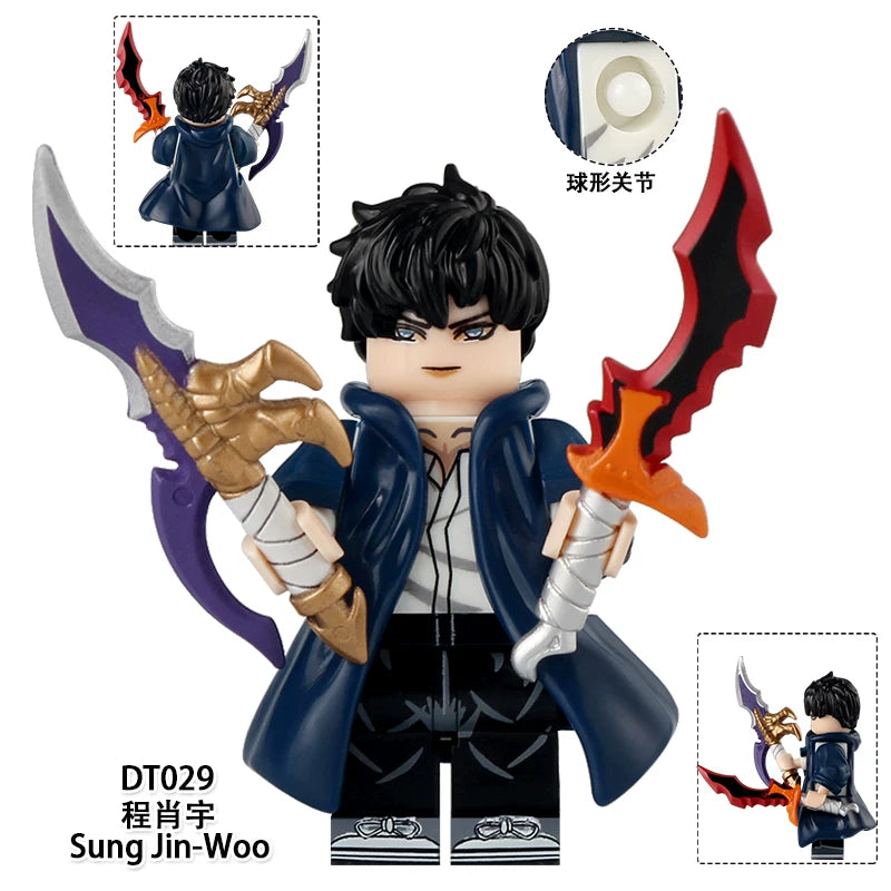 Solo Leveling Bricks - Sung Jinwoo & Shadow Army Set