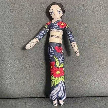 Poseable Derpy Demon Slayer Plush - 15cm Funny Toy