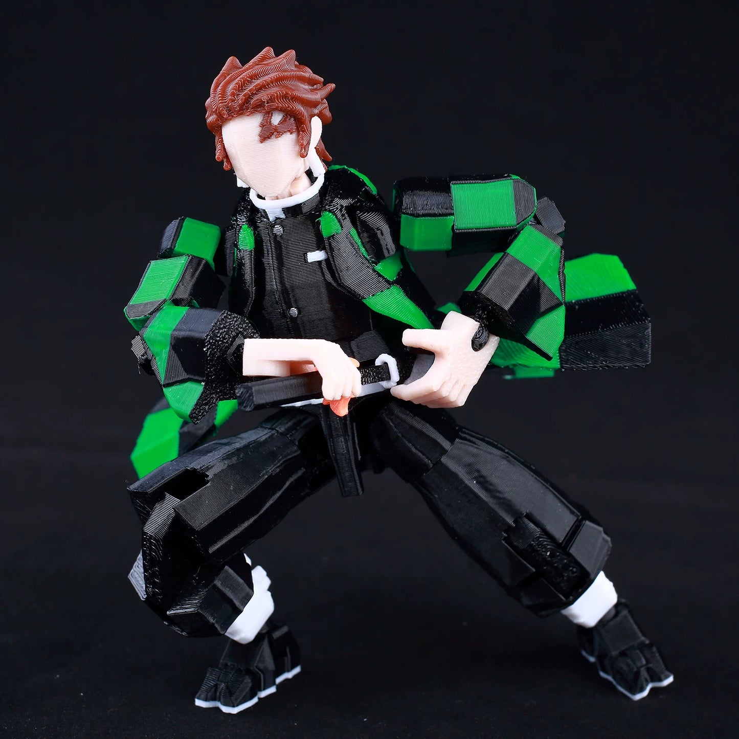 Tanjiro 3D Printed Action Figure - 15cm Ultra Poseable