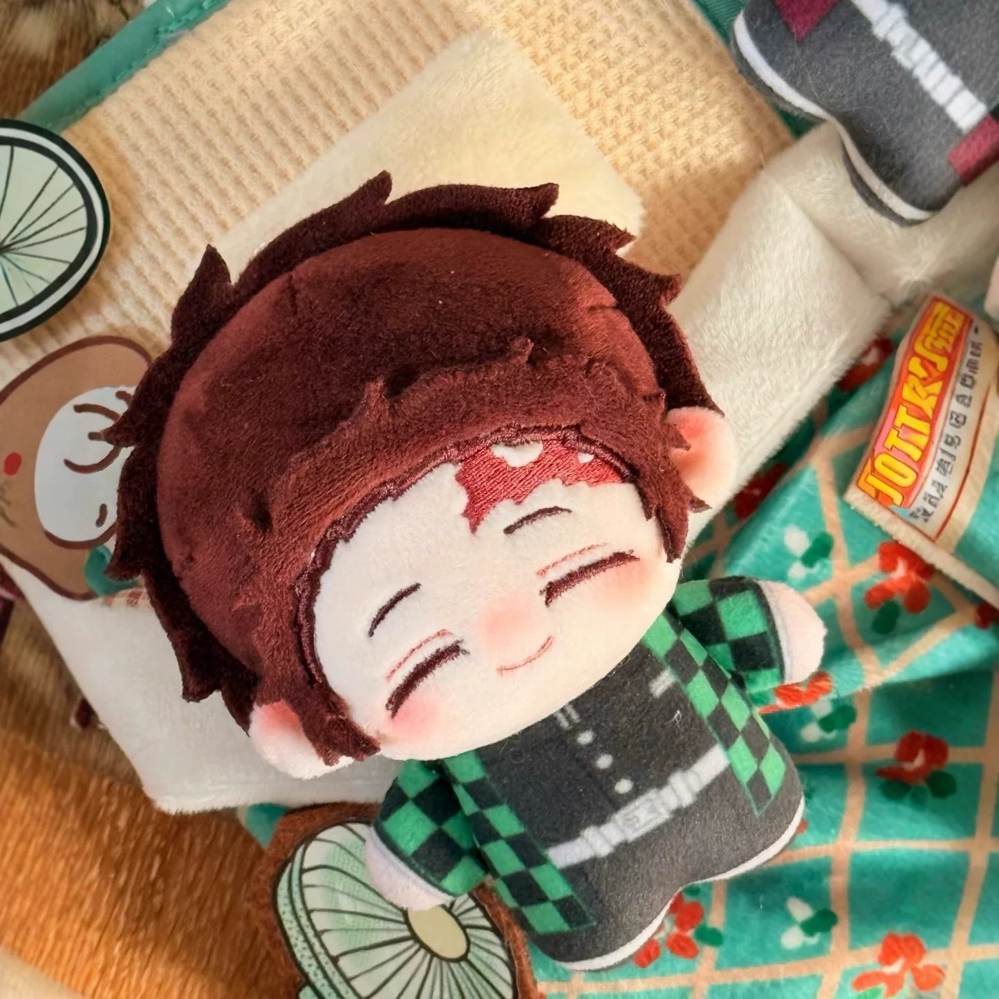 Demon Slayer 10cm Cotton Doll - Kawaii Bag Charm Keychain
