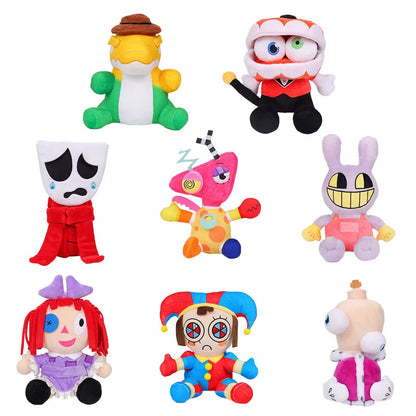 The Amazing Digital Circus Complete Plush Collection - TADC Gummigoo, Caine, Gangle & Full Gang Stuffed Toys - Indie Animation Fan Gifts