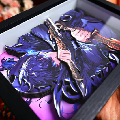 Solo Leveling 3D Shadow Box - Sung Jinwoo Monarch