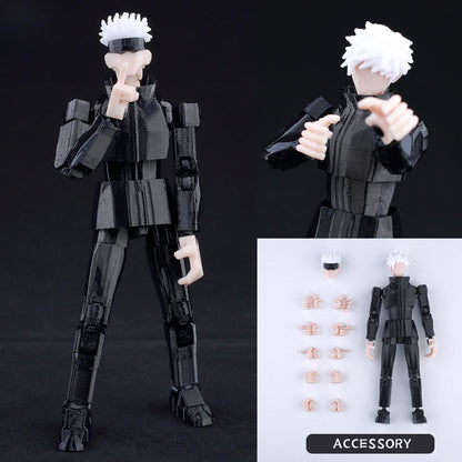 3D Printed Multi-Jointed Action Figure – Demon SlayerTanjiro Inspired Poseable Anime Model, Movable Collectible Gift