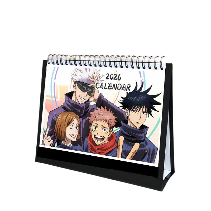 Jujutsu Kaisen 2026 Desktop Calendar - Official Anime Sorcerer Planner