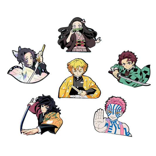 Demon Slayer Enamel Pins - Infinity Castle Badges