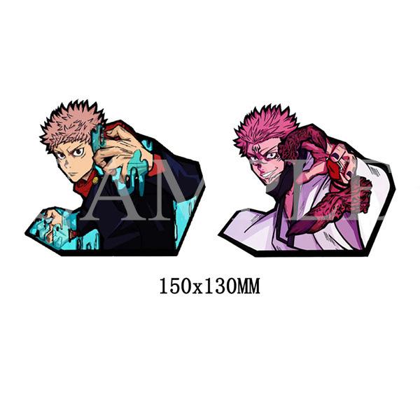 Jujutsu Kaisen Satoru Gojo 3D Gradient Sticker – Anime Holographic Decal for Car, Phone & Creative Gifts