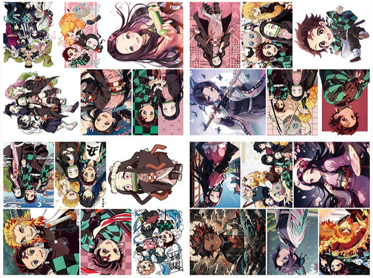 Demon Slayer DIY Coloring Book - 24 Sheet Line Art Tracing Kit