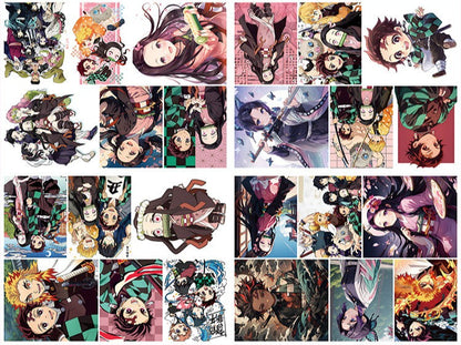 Demon Slayer DIY Coloring Book - 24 Sheet Line Art Tracing Kit