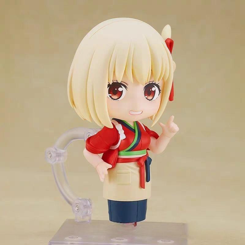 GSC Nendoroid Lycoris Recoil Chisato Nishikigi & Takina Inoue – Cafe Uniform Ver. Cute Mini Figures Gift