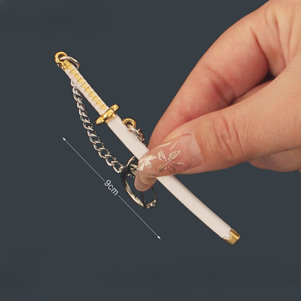 Demon Slayer Mini Nichirin Sword - 9cm Metal Keychain