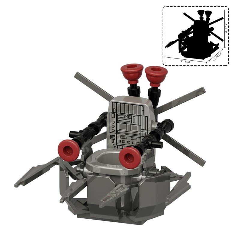 Toilet Man vs Camera Man Mini Figure Set – Titan Speaker Man & TV Man Building Block Toy, Assembly Collectible Model